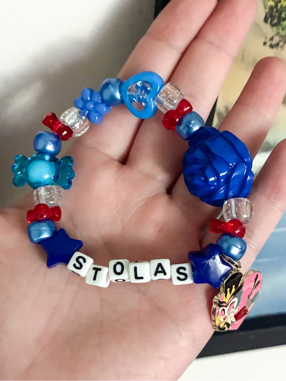 Helluva Boss: Stolas Inspired Kandi Bracelet